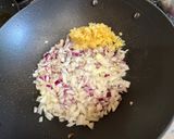 A picture of step 2 of Pork Belly Sisig Street Taco.