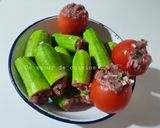 Une image de l'étape 9 de Courgettes et tomates farcies 🍴.