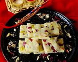 A picture of step 5 of Kutchi Shahi GulabPak - Dryfruits Rose Burfi - Kutchh - Gujarat Special Sweet - Rakshabandhan Mithai.
