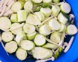 Hình bước làm 4 của món Cơm chayMì bún xào rau củCanh mướp nấmChả giò chay