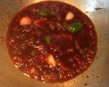 A picture of step 8 of Dry Soya Chilli.
