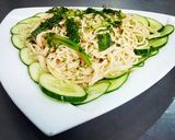 A picture of step 3 of Herbed spaghetti salad.