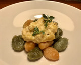 Foto del paso 6 de la receta: Gnocchi de espinacas y de tomate con salsa de quesos