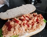 Foto del paso 4 de la receta: Hamburguesa de pollo mechado