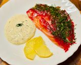 A picture of step 10 of Salmon Gravlax.
