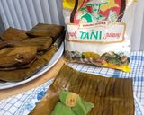 Foto langkah ke 5 dari resep Kue Nagasari Pandan.