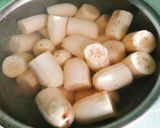 Hình bước làm 1 của món Chuối ngào đường