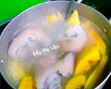 Hình bước làm 3 của món Canh giò heo hầm đu đủ