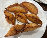 A picture of step 7 of Pan Fried Chicken Potstickers.