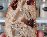 Une image de l'étape 7 de Pain aux graines et cramberries au levain.