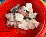 Hình bước làm 1 của món Bánh canh hẹ Cá Mú