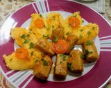 Pas rețetă Cârnăciori de pui în sos de legume cu mămăligă 1 fotografie