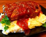 A picture of step 8 of Mike's 1970's Meatloaf Dinner.