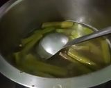 A picture of step 2 of Drumstick - Mango Curry.