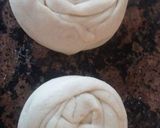 A picture of step 2 of Puri paratha in tawa style.