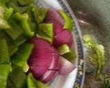 A picture of step 5 of Green chilli Chicken.