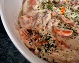 Une image de l'étape 3 de Carottes 🥕 à la crème façon carbonara en cocotte 😃.
