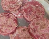 A picture of step 4 of Cheesy Beetroot Smilies.