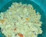 A picture of step 3 of Yam balls.