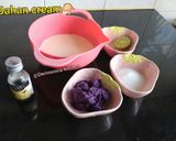 Foto langkah ke 6 dari resep Purple sweet potato cake no bake || ubi ungu cake.