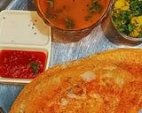 A picture of step 10 of South Indian platter.