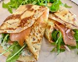 Une image de l'étape 4 de Crêpes fourrées au saumon fumé.