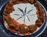 চিকেন টিক্কা রিং পিজ্জা (chicken tikka ring pizza recipe in Bengali) রেসিপির ধাপ 11 ছবি