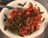 Une image de l'étape 5 de Pavés de saumon aux tomates, salicornes, échalotes et estragon.