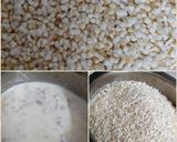 A picture of step 1 of Sugar Free Amaranth Kheer.
