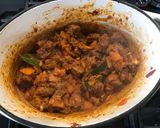A picture of step 7 of Beef ragù.