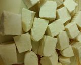 A picture of step 3 of Paneer Popcorn with Walnut Masala Mix.