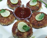 A picture of step 5 of Potato Green masala  Cutlus.