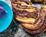 Foto del paso 23 de la receta: 👑🐪Rosca de Reyes rellena - 2 variantes: Nutella y Dulce de leche con nuez - Receta súper rendidora🐪👑