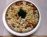 A picture of step 4 of Sabudana Sundal.