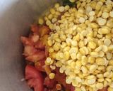 A picture of step 3 of Spinach with chana dal.