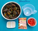 Foto langkah ke 1 dari resep Kerang Hijau Bumbu Pedas.