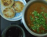 A picture of step 6 of Chole tikki.
