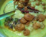 A picture of step 5 of Kadhi chawal.