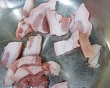 Hình bước làm 3 của món Đầu cá lăng nấu thịt chuối đậu