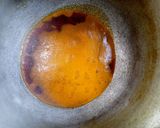 A picture of step 2 of Fried Egusi soup.