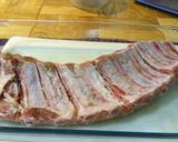Foto del paso 2 de la receta: Costillar de cerdo horneado en salsa barbacoa