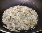 A picture of step 3 of Tori sabzi.