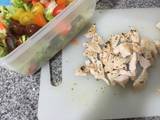 Ensalada de pollo con couscous para tupper