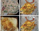 A picture of step 5 of Suji peas toast.