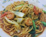 Foto langkah ke 4 dari resep Mie goreng nyemek.