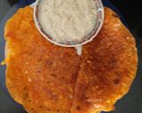 A picture of step 3 of Tomato Rava Dosa.