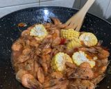 Foto langkah ke 2 dari resep Udang saus padang ala resto (seafood).