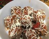 A picture of step 10 of Scratch Spaghetti and Cheese Stuffed Meatballs .