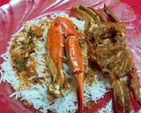 A picture of step 6 of Crab Curry.