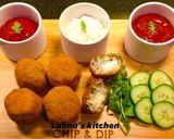 A picture of step 3 of Chicken Cheese Balls.